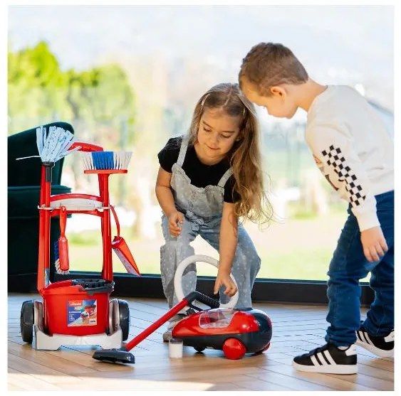 Vileda Hračkársky upratovací vozík s metlou/vysávač (upratovací vozík)  (100396203)