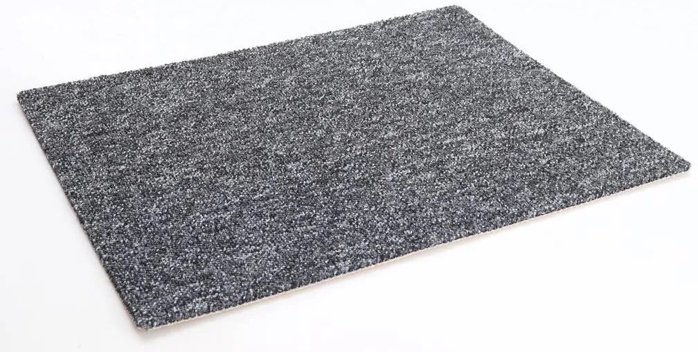 Condor Carpets, Koberec metráž Extreme 77, na mieru, šíře 4m, šedá, ab (mriežka), chodba / predsieň