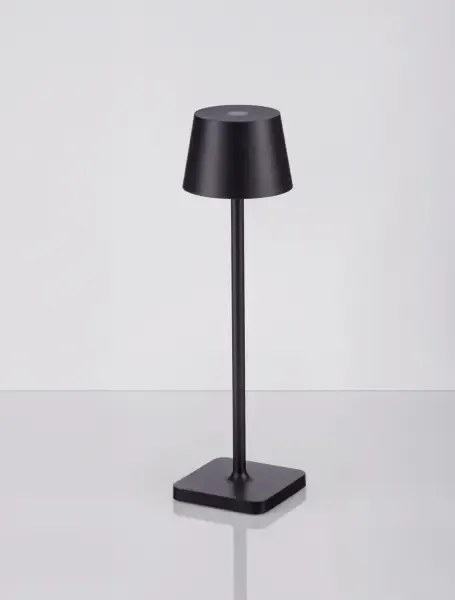 Vonkajšia stolová lampa Deck čierna