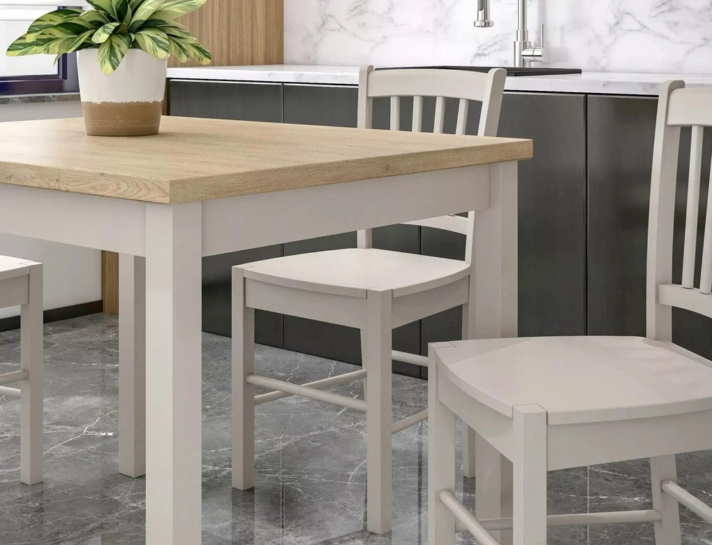 Jídelní stůl Adam 90 cm dub cremona torro/kašmír