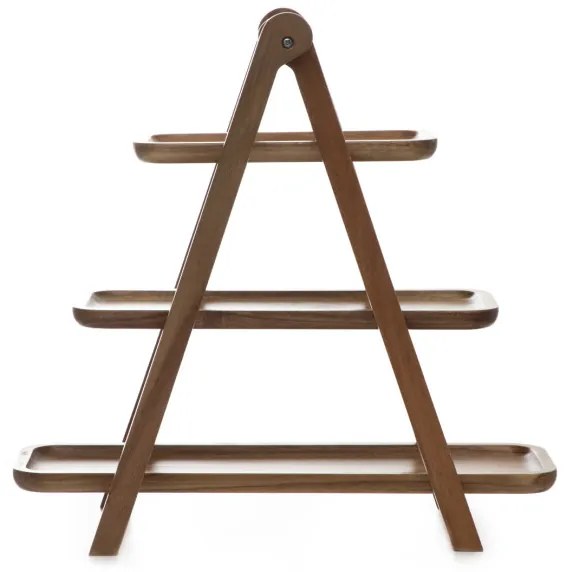 Podnos MOOKA trojposchodový, drevený 892702