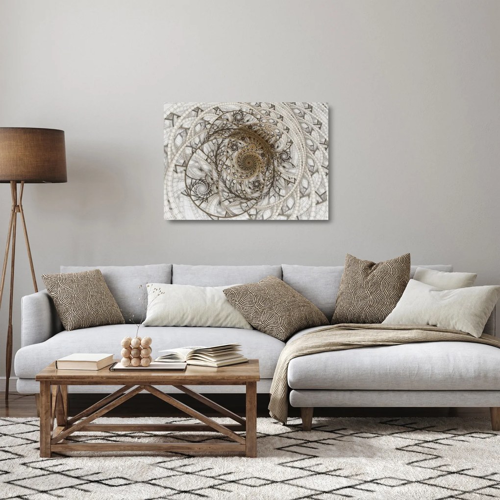 Sklenený obraz ornamentálneho umenia (70x50 cm)