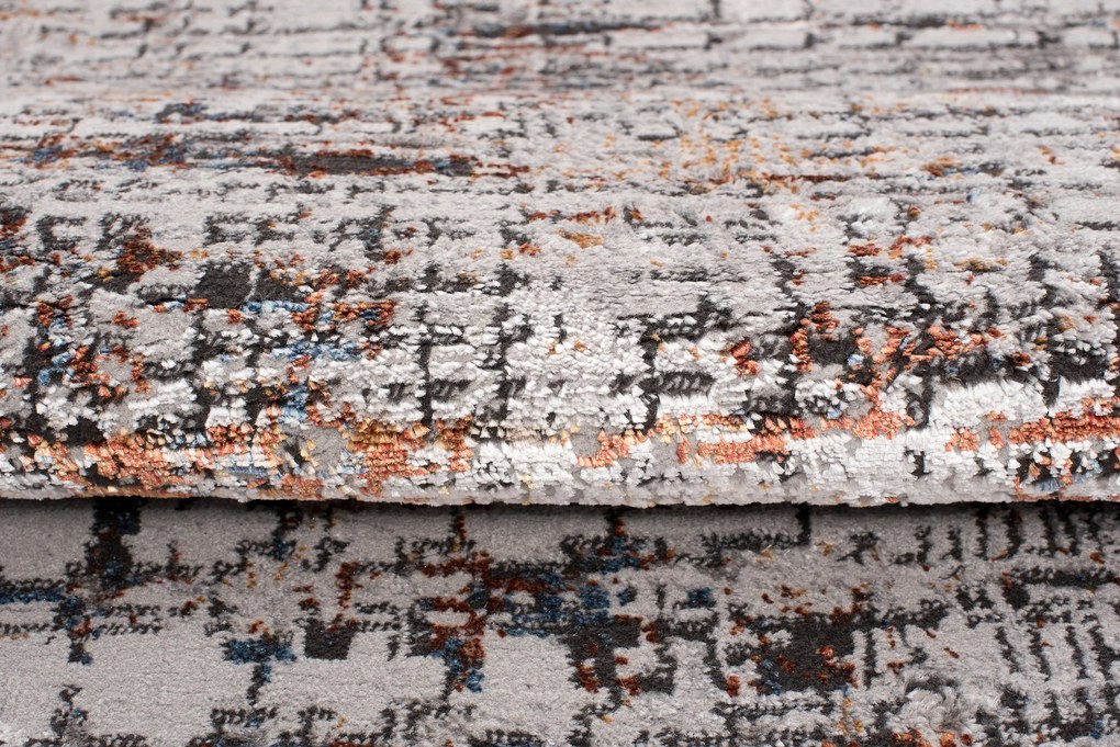 TA Koberec AP72A ZMRŠŤOVACÍ TMAVOSIVÝ CHARLESTON FEB Rozmer: 140x200 cm