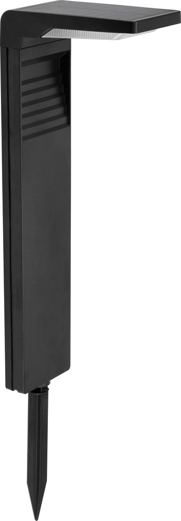 Solárna LED záhradná lampa na záhradný stĺpik so senzorom súmraku