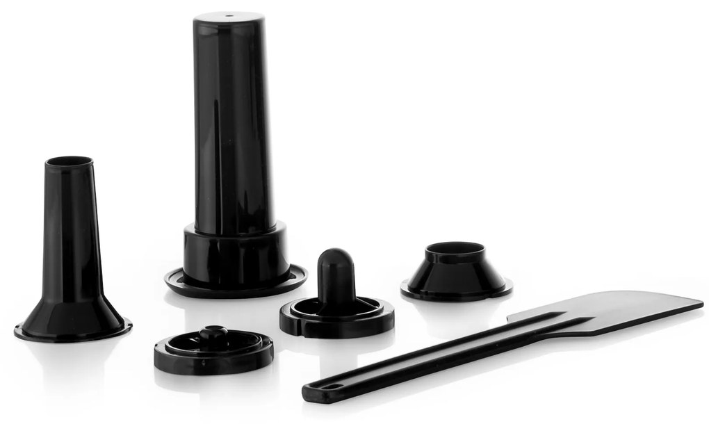 DMS Germany KMFB-1700 kuchynský robot 3v1 1700 W / kovové prevody / červená