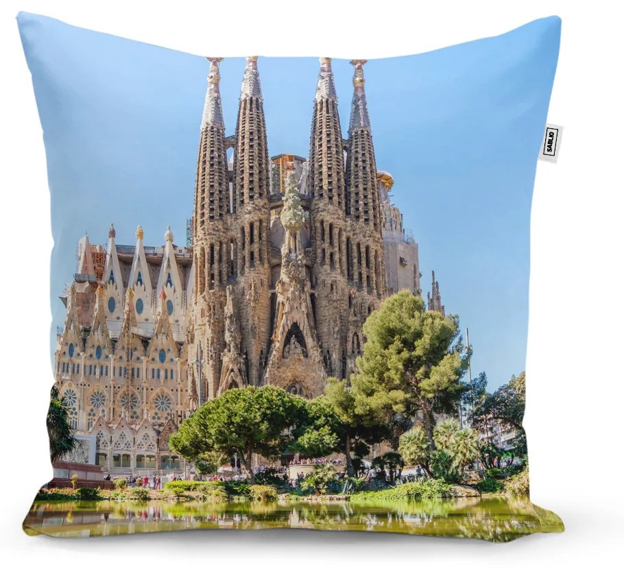 Sablio Vankúš Barcelona Sagrada Familia - 40x40 cm