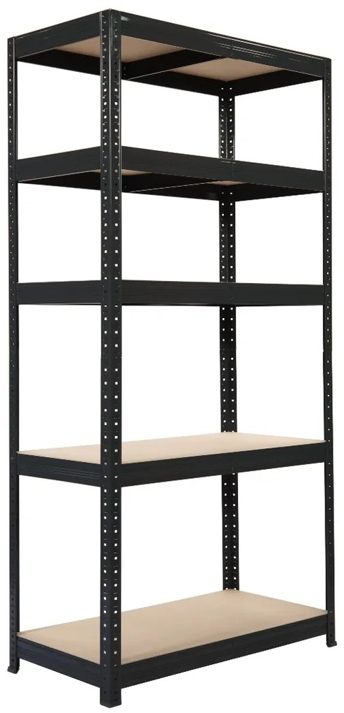 Trestles Policový regál 1800x1000x600mm, nosnosť 2000kg Farba: čierna RH6010-5-9005