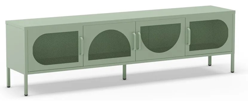TV stolík v mentolovej farbe 180x50 cm Tayra – Marckeric