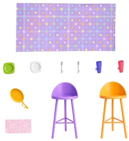 Barbie Domček pre bábiky s príslušenstvom  (100380855)