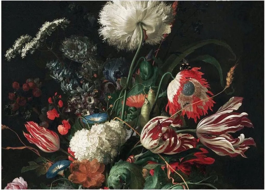 Vliesová tapeta Golden Age Flowers I