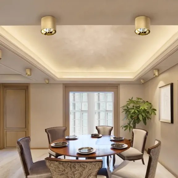 LED bodové svetlo Mane 30W zlaté