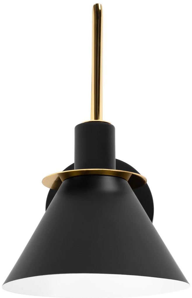 Toolight Toolight, nástenné svietidlo 1xE27 APP1602-1W, čierna-zlatá, OSW-06528
