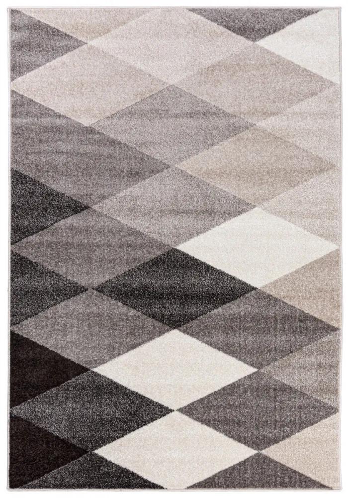 Kusový koberec Karo béžovohnedý, Velikosti 120x170cm | BIANO