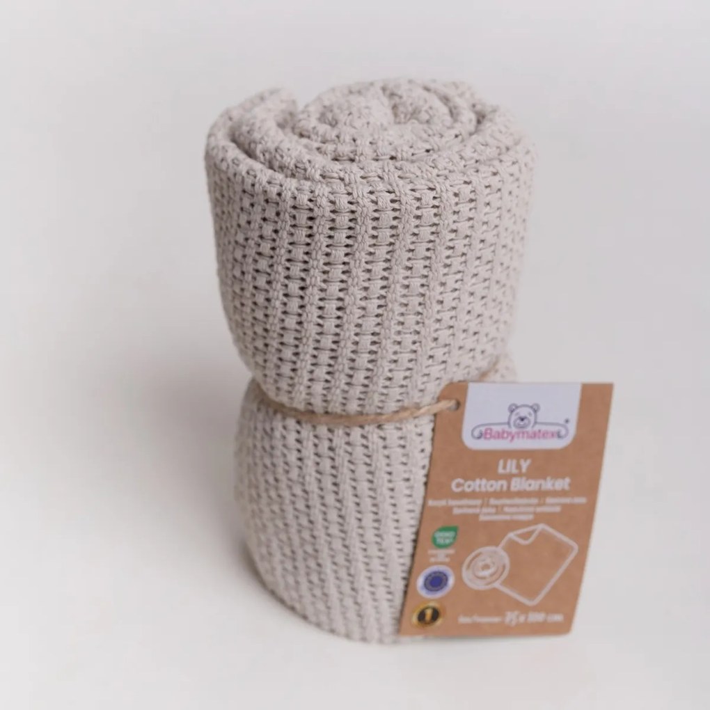 Babymatex Detská deka Lili krémová, 75 x 100 cm