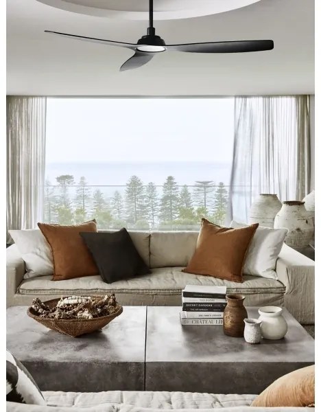 Lucci Air 210651 - Stropný ventilátor MOTO čierna + diaľkové ovládanie