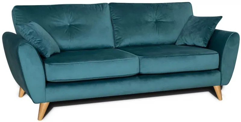 Pohovka ISLA 3P, zelená (velvet - GREEN)