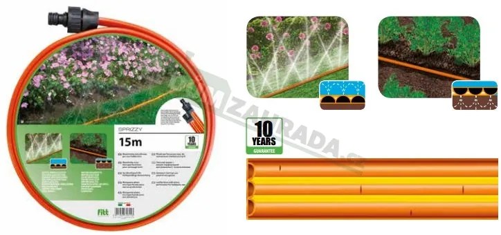 BRADAS Perforovaná záhradná hadica SPRIZZY 1/2" - 15 m