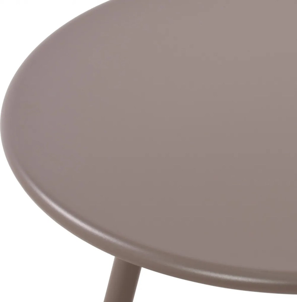 Konferenčný stolík Minot - v45 x Ø60 cm - Taupe