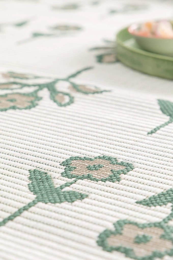 Balta, Kusový koberec Palma Natural 16825-460 - na von aj na doma, 200x290, zelená, chodba / predsieň