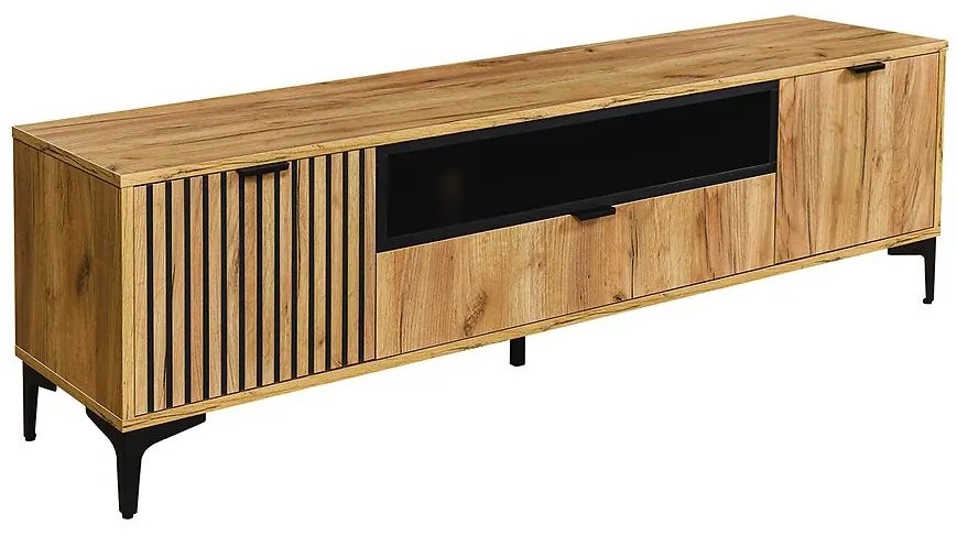 TV Stolík Margo 2D1S craft zlatá