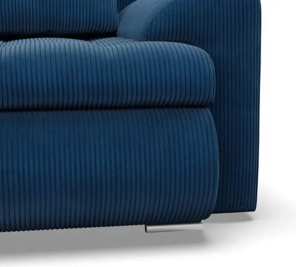 Sedacia súprava FORESTA ULL Poso v tvare U tmavomodrá