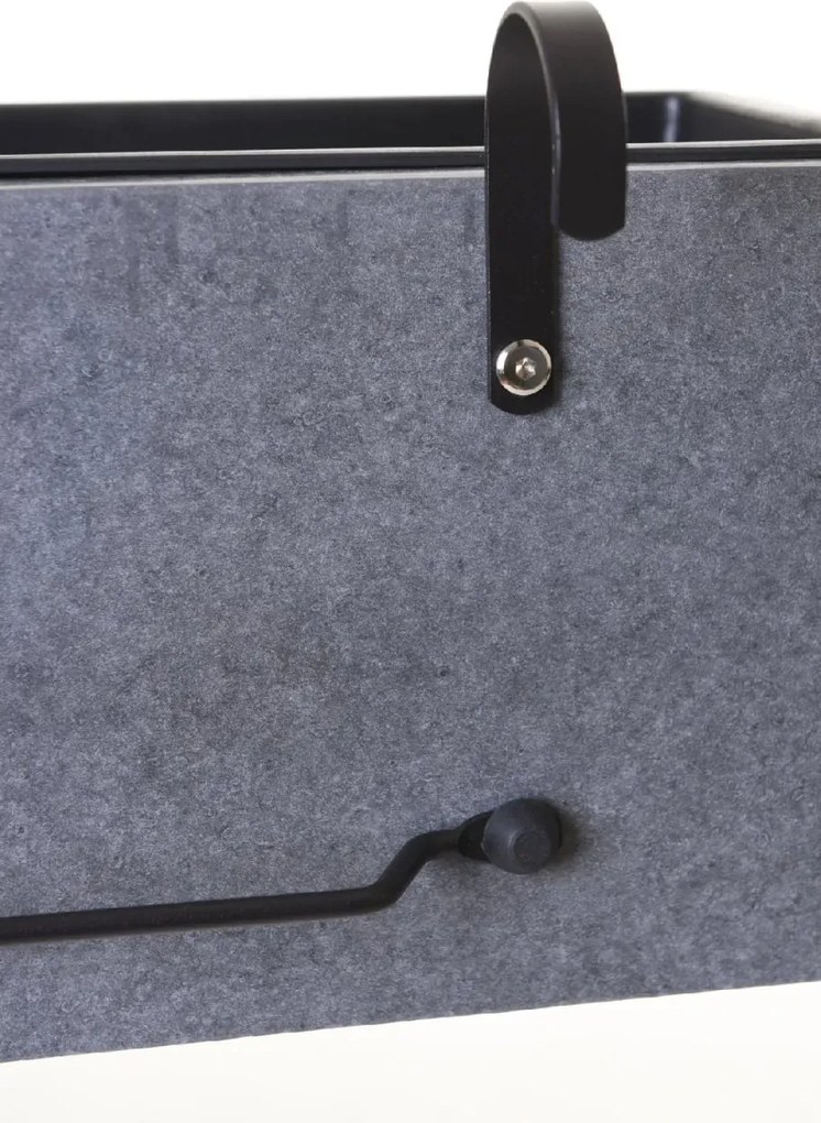 Balkónový hrantík BENNO, vláknocement, šírka 62 cm, sivý