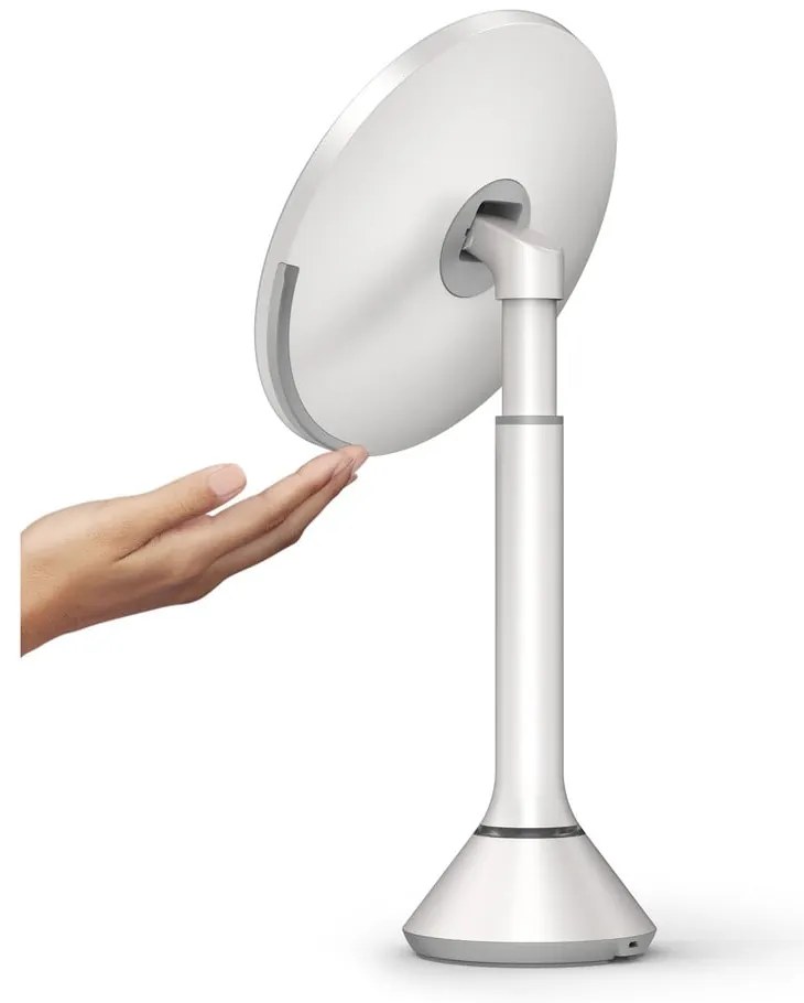 Kozmetické zrkadlo s osvetlením/zväčšovacie (5x) ø 20 cm Sensor – simplehuman
