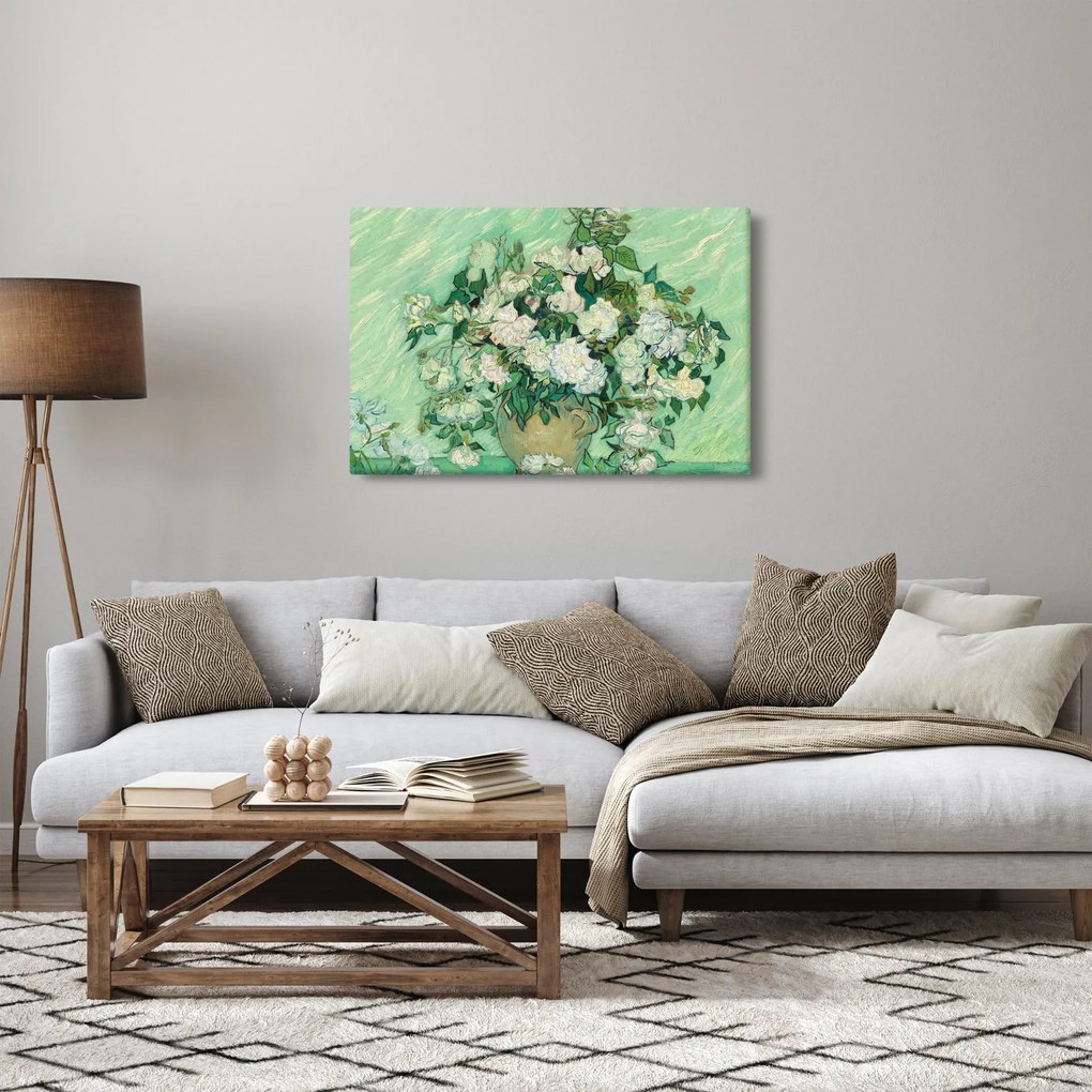 Obraz - Vincent van Gogh, Roses, reprodukcia (90x60 cm)
