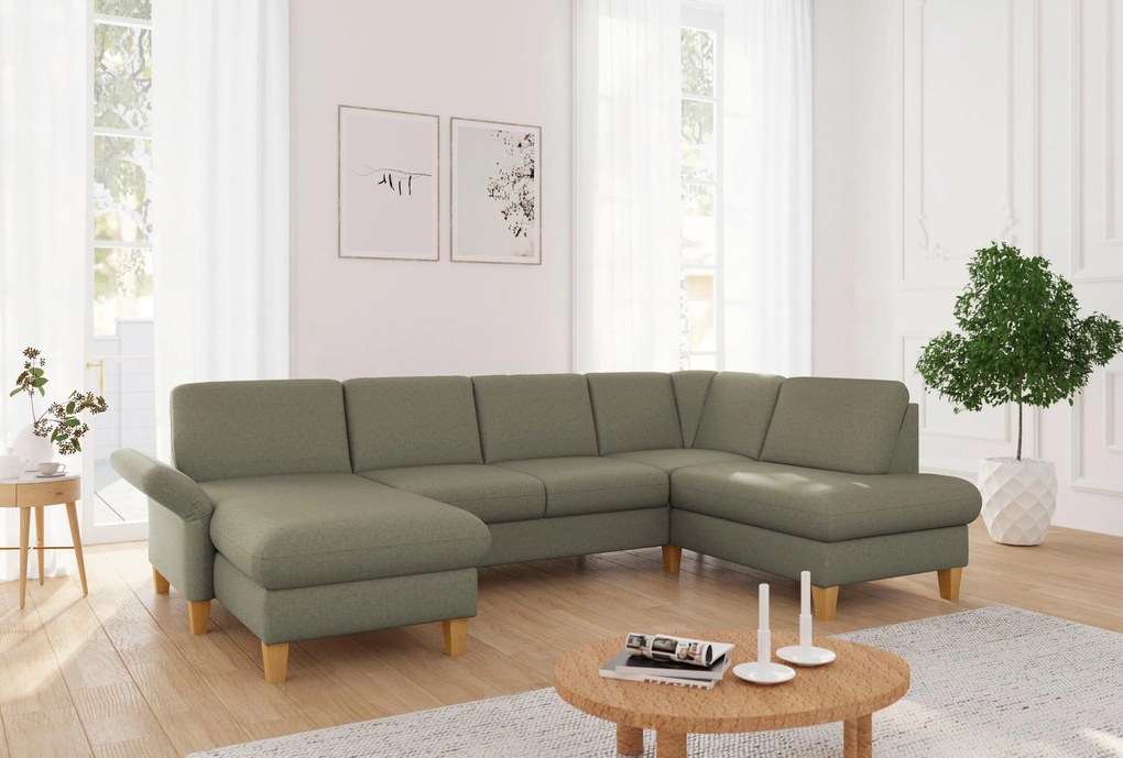XXXLutz SEDACIA SÚPRAVA, textil, olivovozelená Sit & More - Sedačky - 00014401612Q