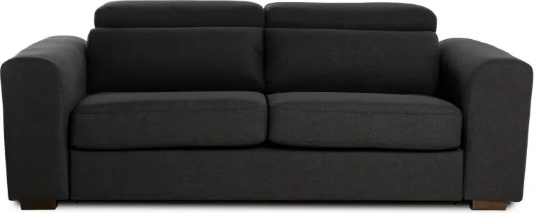 Pohovka FELYNE br. FELYNE s rozkladom na každodenné spanie, 140, tm. šedá (jazz 22 graphite)