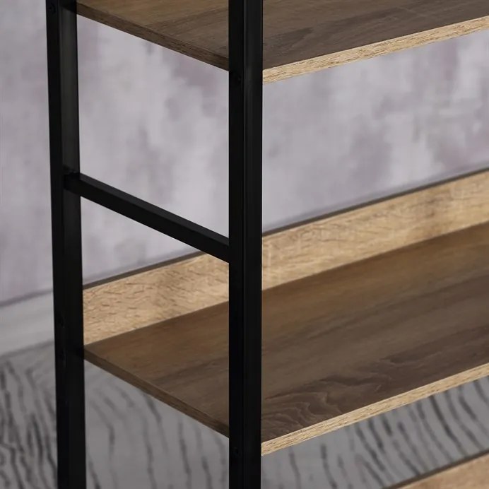 BONTEC Regál, mdf, hnedá, GD-313 OAK Farba: Prírodné