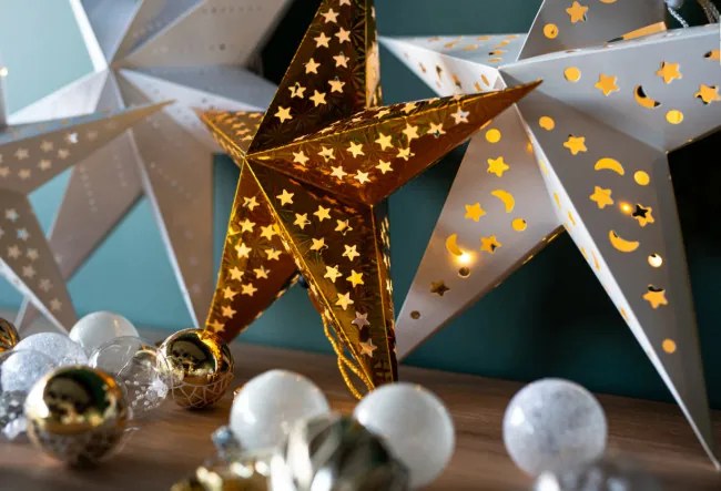 Vianočná dekorácia LED Hviezda SY-001