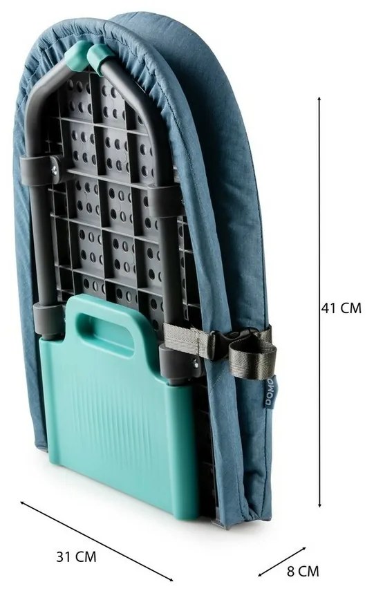 DOMO DO7116P skladacia žehliaca doska, modrá