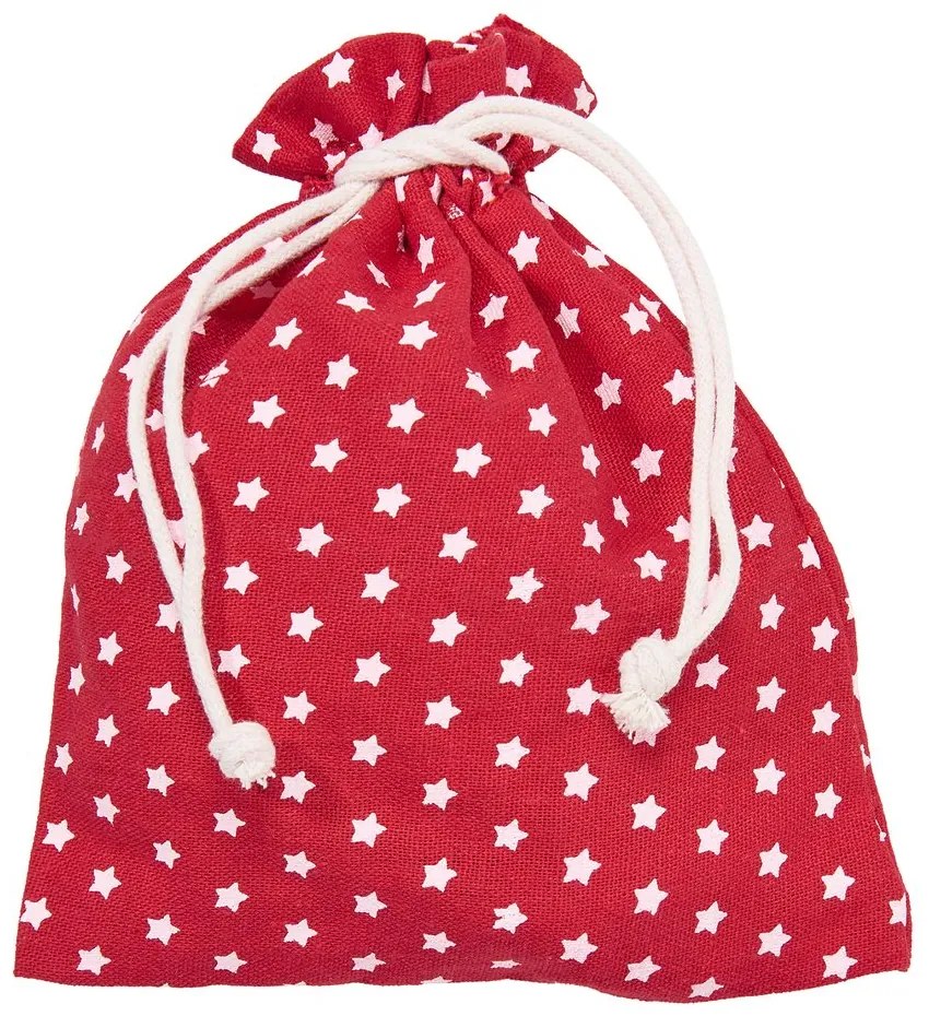 PACK-A-BAG Taštička hviezdy 14 x 18 cm - červená