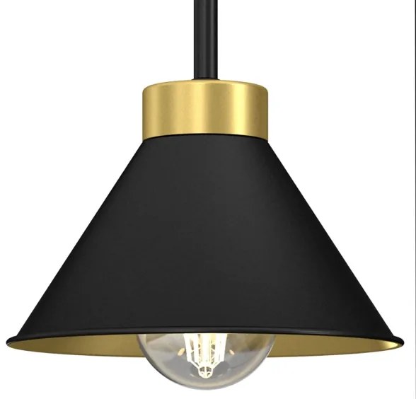 Stolná lampa DEMET 1xE27/15W/230V čierna/zlatá
