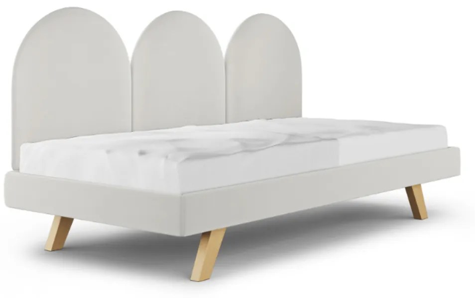 Čalúnená jednolôžková posteľ PANELS do detskej izby