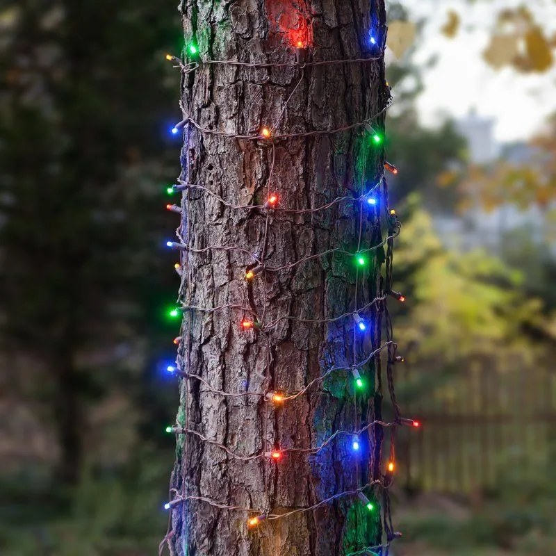 Vianočné svetielka vonkajšie FLASH multicolor 300 LED