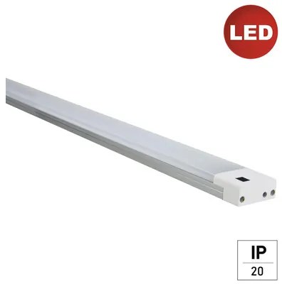 LED osvetlenie kuchynskej linky E2 Plan 15W 1500lm 4000K 900 mm biele/strieborné