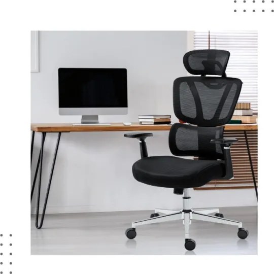 Kancelárska stolička Expert 4.6 Black