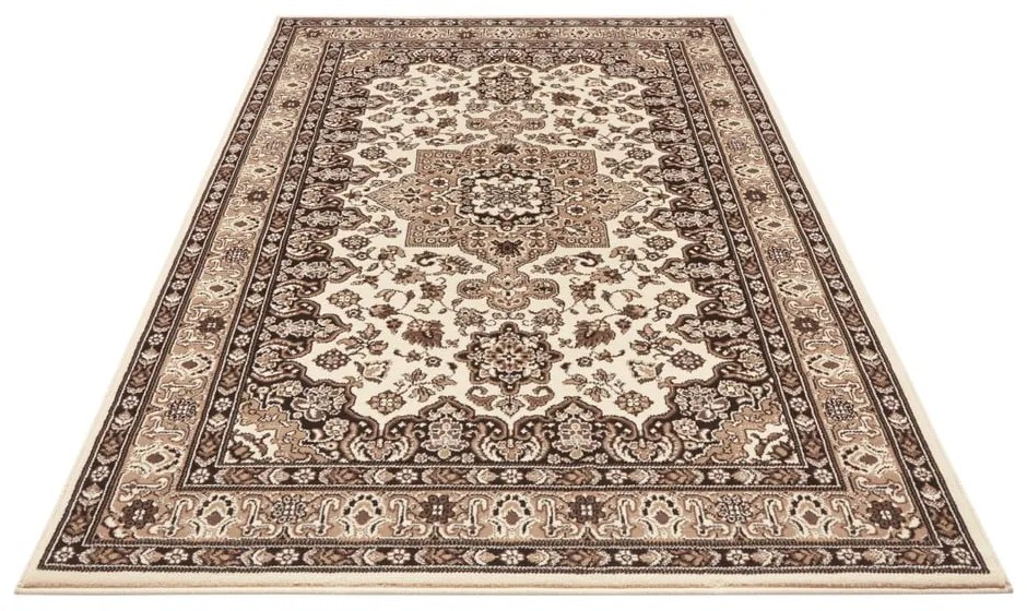 Béžový koberec Nouristan Parun Tabriz, 160 x 230 cm