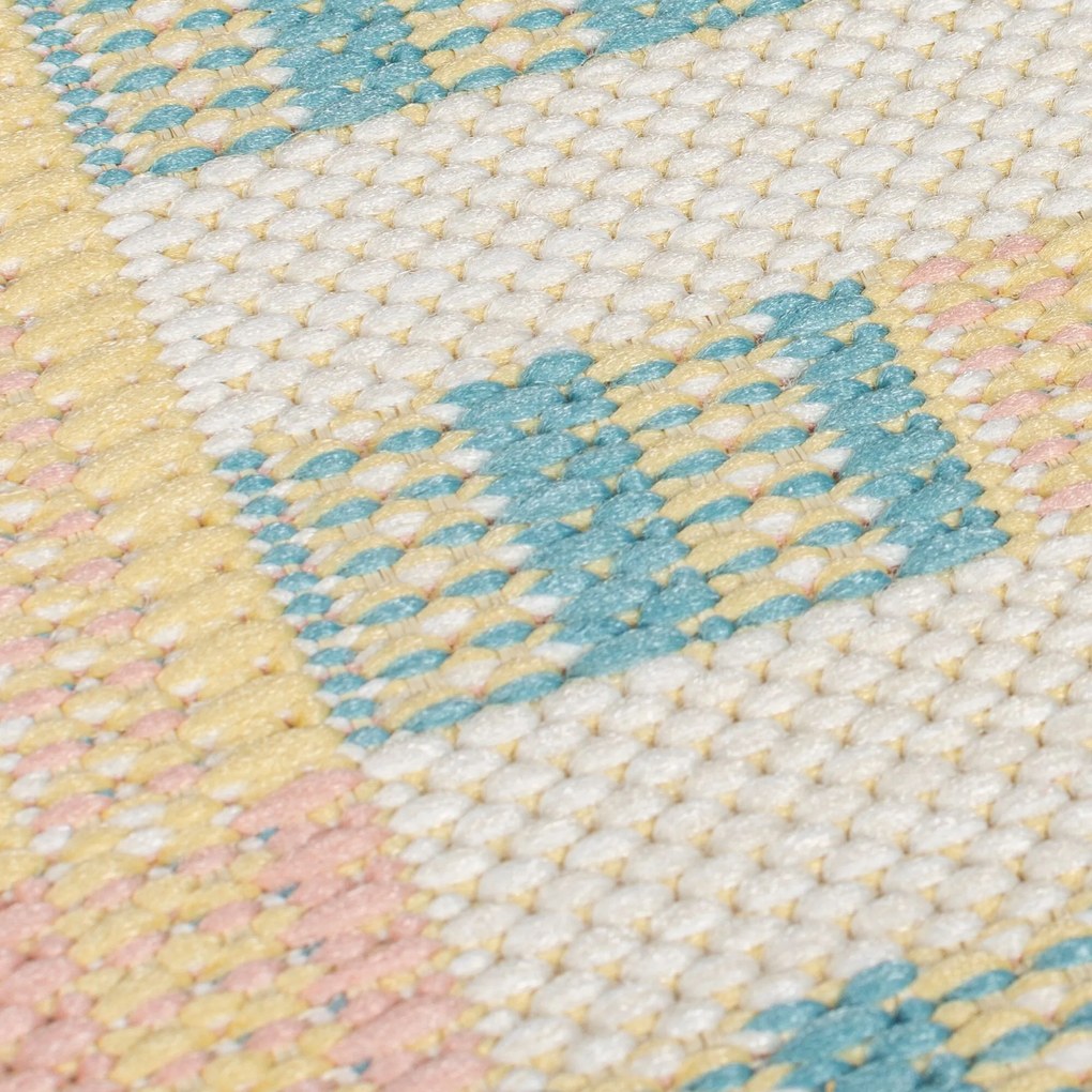 Kusový koberec Marseille Villa Check Multi – na von aj na doma, 200x290, viacfarebná, chodba / predsieň, Flair Rugs