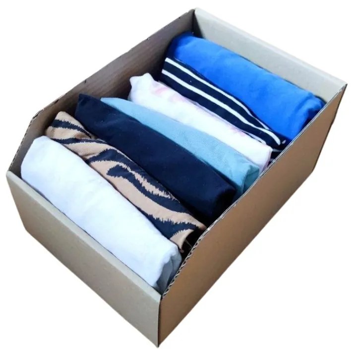 KARTON PAK Úložné boxy na oblečenie, organizéry do skrine EKO KARTON 20 x 30 cm