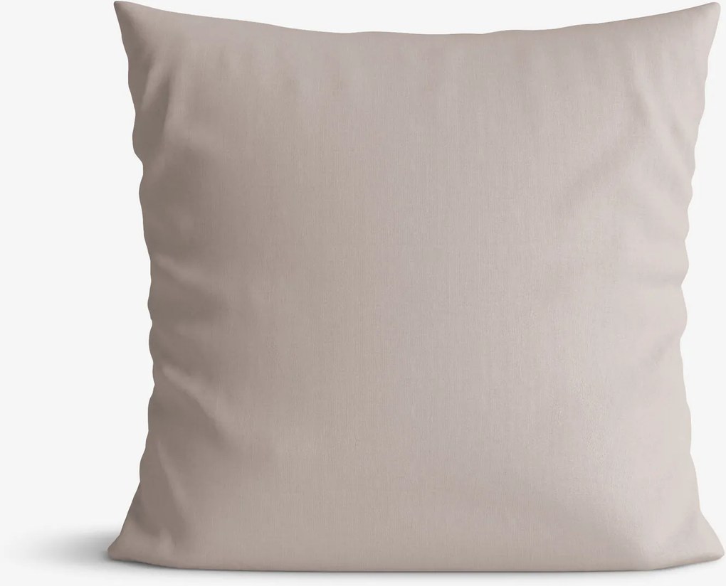 Goldea bavlnená obliečka na vankúš - sivohnedá 70 x 90 cm