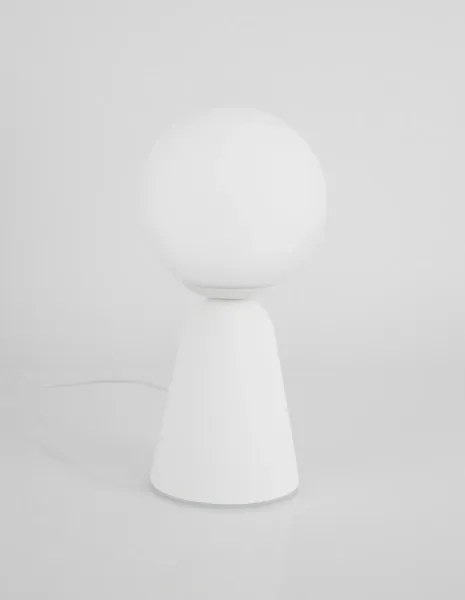Dizajnová stolová lampa Zero 10 biele