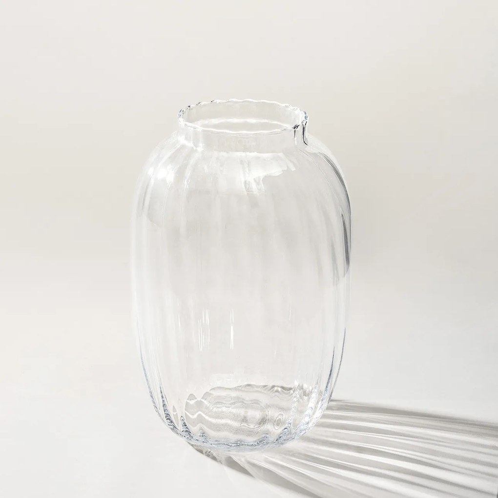 Váza Glass Flow 18x18x28 cm