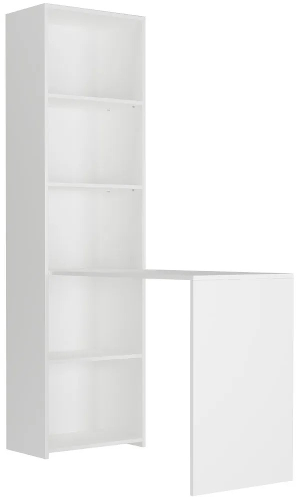 Písací stôl s regálom MODERN B-50S – 120 x 50 x 180 cm - rôzne farebné prevedenia artisan mix antracit