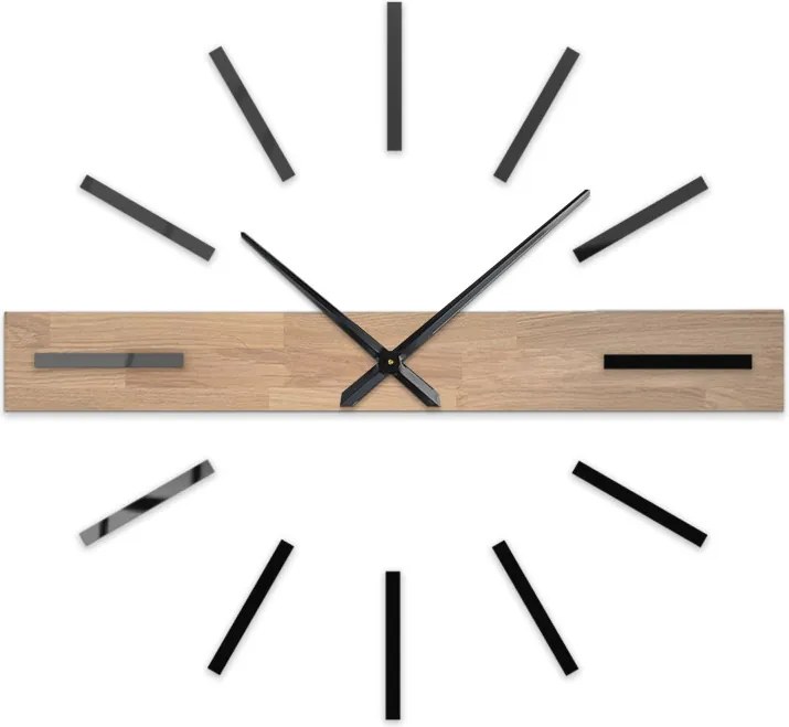 Moderné nástenné hodiny s dreveným pásom do obývačky | SENTOP MAS025-3041