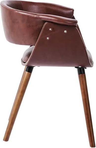 Hnedá Stoličky Monaco Nougat 72 × 58 × 47 cm KARE DESIGN