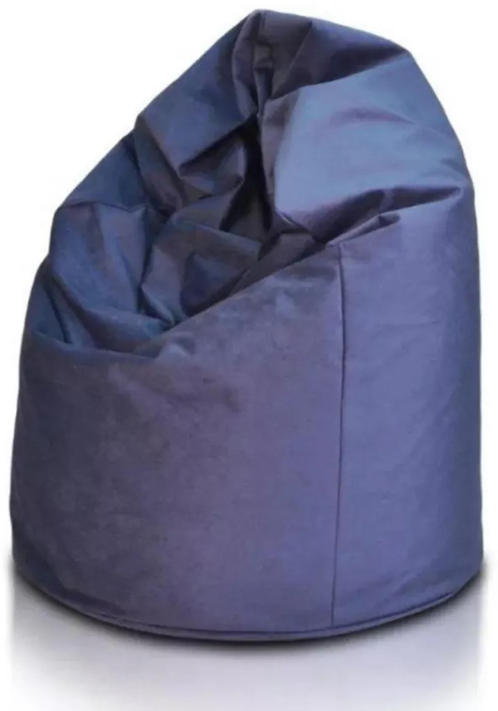 Sedací vak Amore – extra mäkký vak z plyšu pre maximálne pohodlie Farba: A41 - tm. modrá