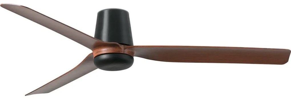 FARO 33831WT - Stropný ventilátor PUNT TUB M hnedá/čierna pr. 132 cm WT + DO